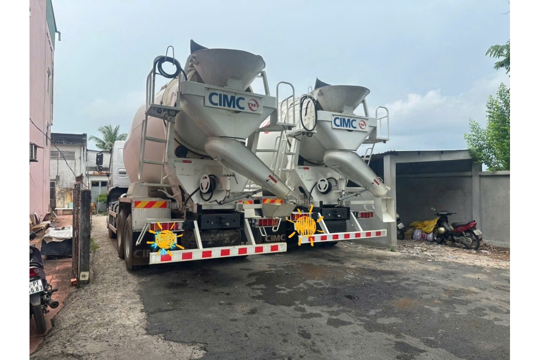 Xe trộn bê tông chenglong cũ