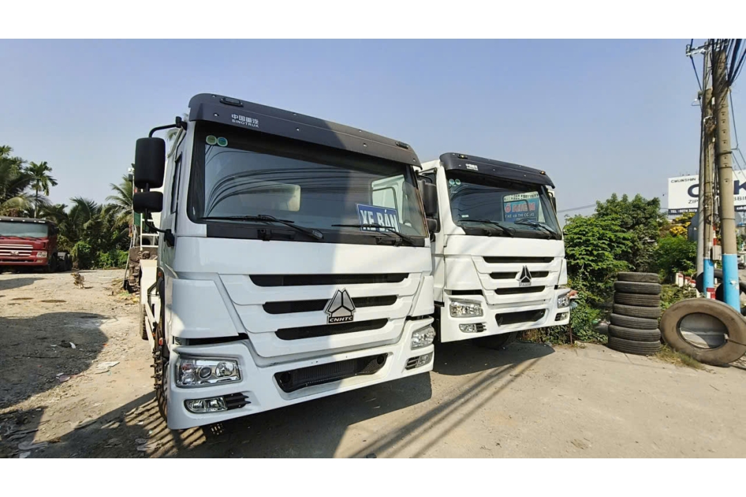 Xe trộn bê tông howo 2010  cũ